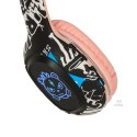Słuchawki bezprzewodowe nauszne Bluetooth Gaming Sport różowe Kik Sp. z o. o. Sp. k.