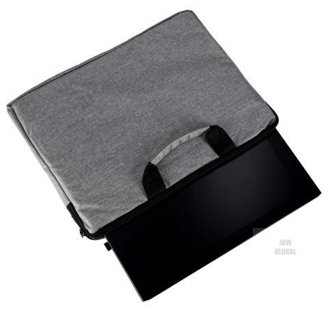 Torba na laptopa 15,6 cali etui pokrowiec teczka damska męska szara Kik Sp. z o. o. Sp. k. Torba na laptopa 15,6 cali etui pokrowiec teczka damska męska szara Kik Sp. z o. o. Sp. k.