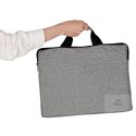 Torba na laptopa 15,6 cali etui pokrowiec teczka damska męska szara Kik Sp. z o. o. Sp. k.