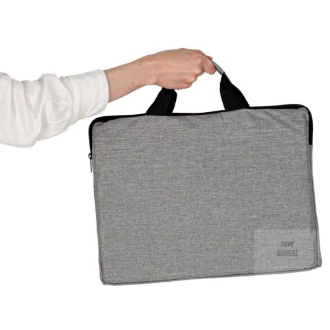 Torba na laptopa 15,6 cali etui pokrowiec teczka damska męska szara Kik Sp. z o. o. Sp. k. Torba na laptopa 15,6 cali etui pokrowiec teczka damska męska szara Kik Sp. z o. o. Sp. k.