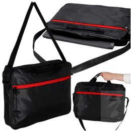 Torba na laptopa 15,6 cali etui pokrowiec z paskiem teczka damska męska czarna Kik Sp. z o. o. Sp. k.