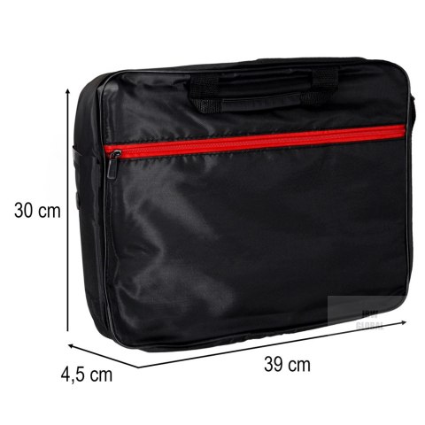 Torba na laptopa 15,6 cali etui pokrowiec z paskiem teczka damska męska czarna Kik Sp. z o. o. Sp. k. Torba na laptopa 15,6 cali etui pokrowiec z paskiem teczka damska męska czarna Kik Sp. z o. o. Sp. k.