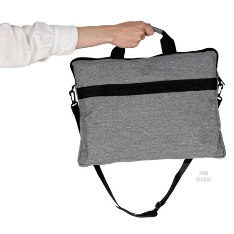 Torba na laptopa 15,6 cali etui pokrowiec z paskiem teczka damska męska mocna szara Kik Sp. z o. o. Sp. k. Torba na laptopa 15,6 cali etui pokrowiec z paskiem teczka damska męska mocna szara Kik Sp. z o. o. Sp. k.