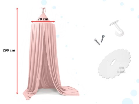 Baldachim kurtyna namiot tipi wiszący różowy Baldachim kurtyna namiot tipi wiszący różowy