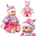 Lalka Maja bobas z dźwiękiem różowa 40cm