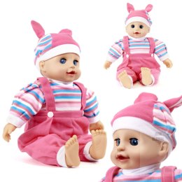 Lalka Maja bobas z dźwiękiem różowa 40cm