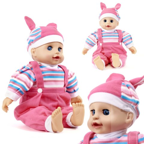 Lalka Maja bobas z dźwiękiem różowa 40cm Lalka Maja bobas z dźwiękiem różowa 40cm