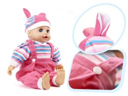 Lalka Maja bobas z dźwiękiem różowa 40cm
