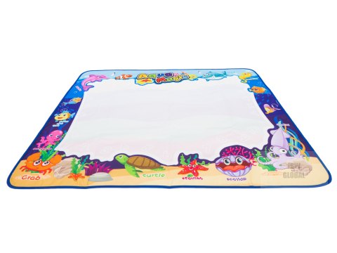 Mata wodna do malowania rysowania wodą XXL piecżtki szablony zestaw 100x80cm Mata wodna do malowania rysowania wodą XXL piecżtki szablony zestaw 100x80cm