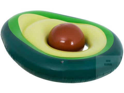 Materac dmuchany do pływania z piłką awokado z pestką 150cm XL Materac dmuchany do pływania z piłką awokado z pestką 150cm XL