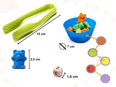 Misie edukacyjne nauka liczenia montessori 44el. Misie edukacyjne nauka liczenia montessori 44el.