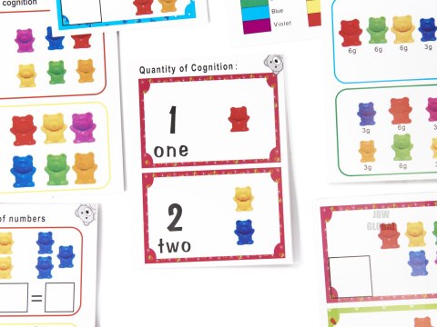 Misie edukacyjne nauka liczenia montessori 44el. Misie edukacyjne nauka liczenia montessori 44el.