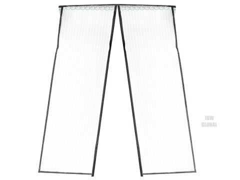Moskitiera siatka magnetyczna na drzwi 100x210cm CZARNA Moskitiera siatka magnetyczna na drzwi 100x210cm CZARNA