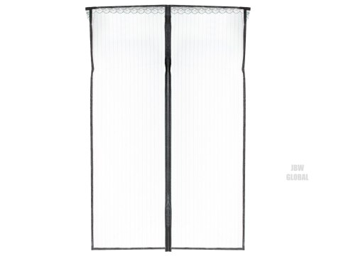 Moskitiera siatka magnetyczna na drzwi 100x210cm CZARNA Moskitiera siatka magnetyczna na drzwi 100x210cm CZARNA