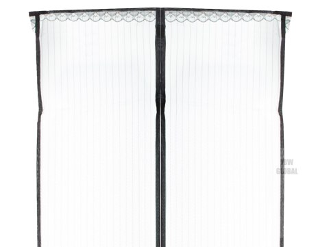 Moskitiera siatka magnetyczna na drzwi 100x210cm CZARNA Moskitiera siatka magnetyczna na drzwi 100x210cm CZARNA