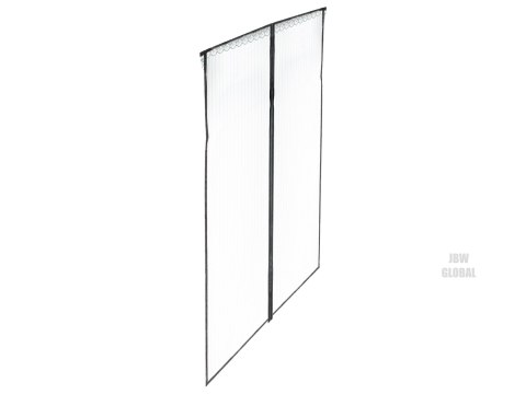 Moskitiera siatka magnetyczna na drzwi 100x210cm CZARNA Moskitiera siatka magnetyczna na drzwi 100x210cm CZARNA