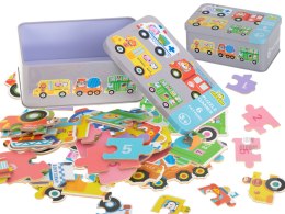 Puzzle w puszce pojazdy 30 puzzli