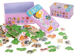 Puzzle w puszce zwierzątka 24 puzzle