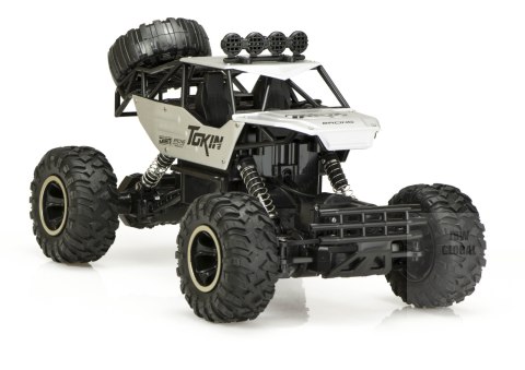 Samochód zdalnie sterowany na pilota RC Rock Crawler 1:12 4WD METAL srebrny Samochód zdalnie sterowany na pilota RC Rock Crawler 1:12 4WD METAL srebrny