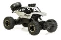 Samochód zdalnie sterowany na pilota RC Rock Crawler 1:12 4WD METAL srebrny