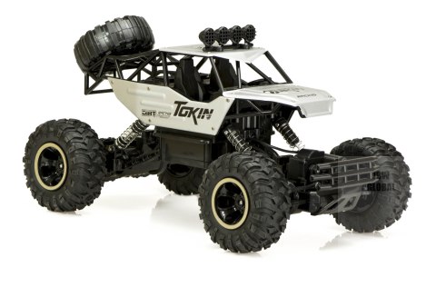 Samochód zdalnie sterowany na pilota RC Rock Crawler 1:12 4WD METAL srebrny Samochód zdalnie sterowany na pilota RC Rock Crawler 1:12 4WD METAL srebrny