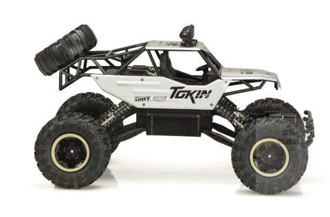 Samochód zdalnie sterowany na pilota RC Rock Crawler 1:12 4WD METAL srebrny Samochód zdalnie sterowany na pilota RC Rock Crawler 1:12 4WD METAL srebrny