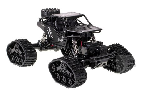 Samochód zdalnie sterowany na pilota RC Rock Crawler 4x4 LHC012 auto 2w1 czarny Samochód zdalnie sterowany na pilota RC Rock Crawler 4x4 LHC012 auto 2w1 czarny