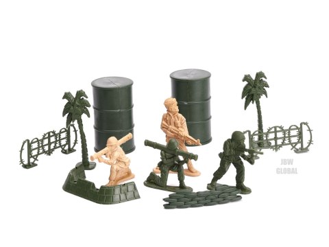 Żołnierzyki baza wojskowa figurki zestaw 114el. Żołnierzyki baza wojskowa figurki zestaw 114el.