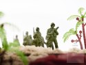 Żołnierzyki baza wojskowa figurki zestaw 307el.