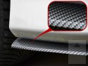 Dokładka zderzaka osłona uniwersalna spoiler carbon 2,5m czarna