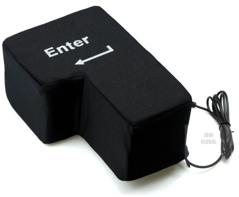 Klawisz ENTER duża antystresowa poduszka USB Klawisz ENTER duża antystresowa poduszka USB