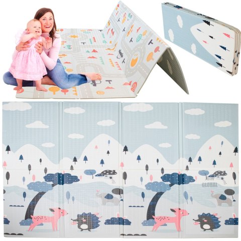 Mata edukacyjna dla dzieci ulica/las 177x158x0,8cm Mata edukacyjna dla dzieci ulica/las 177x158x0,8cm