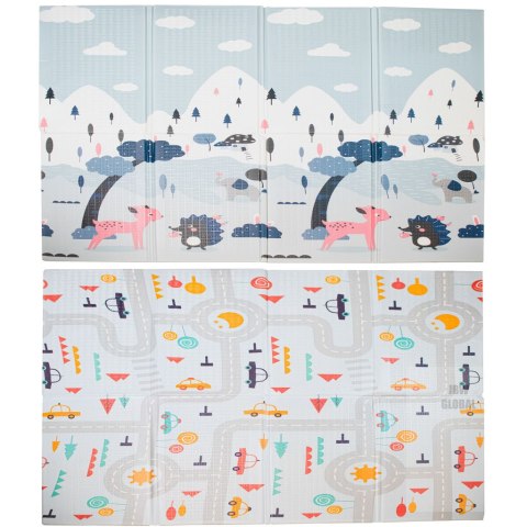 Mata edukacyjna dla dzieci ulica/las 177x158x0,8cm Mata edukacyjna dla dzieci ulica/las 177x158x0,8cm