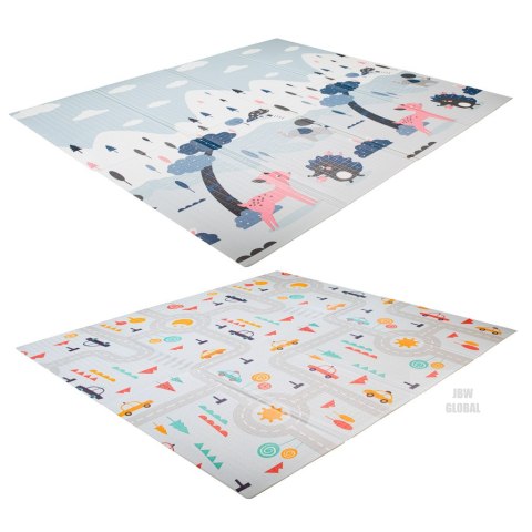 Mata edukacyjna dla dzieci ulica/las 177x158x0,8cm Mata edukacyjna dla dzieci ulica/las 177x158x0,8cm