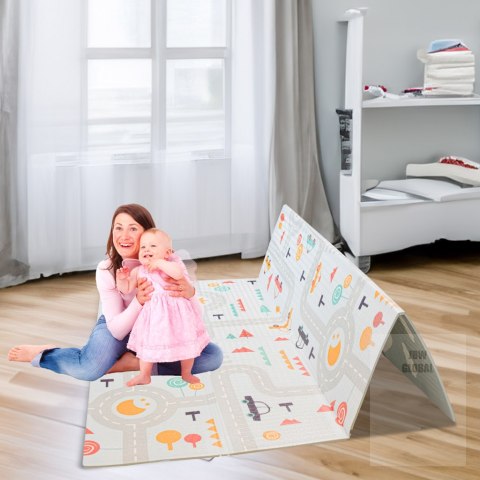 Mata edukacyjna dla dzieci ulica/las 177x158x0,8cm Mata edukacyjna dla dzieci ulica/las 177x158x0,8cm