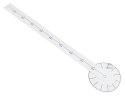 Zegar ścienny naklejany duży 80-120cm czarny 4 cyfry