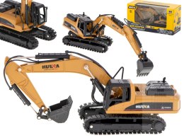 Koparka ładowarka z łyżką na gąsienicach model z metalu Die-Cast H-toys 1710 1:50