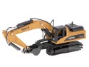 Koparka ładowarka z łyżką na gąsienicach model z metalu Die-Cast H-toys 1710 1:50
