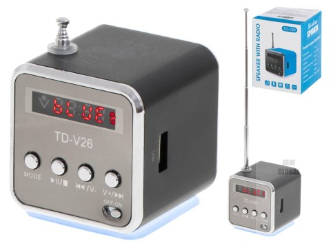 Radio akumulatorowe przenośne głośnik Bluetooth LCD TD-V26 Radio akumulatorowe przenośne głośnik Bluetooth LCD TD-V26