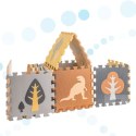 Puzzle piankowe mata kojec dla dzieci 36 elementów dinozaury 143cm x 143cm x1cm