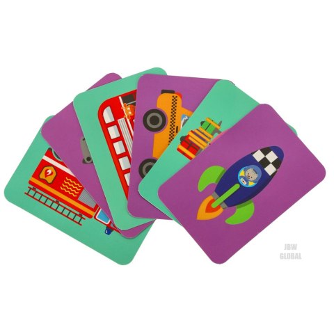 Układanka puzzle magnetyczne środki transportu Układanka puzzle magnetyczne środki transportu