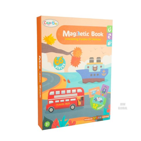 Układanka puzzle magnetyczne środki transportu Układanka puzzle magnetyczne środki transportu
