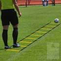 Drabinka koordynacyjna gimnastyczna treningowa do ćwiczeń 6m żółta