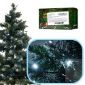 Lampki LED łańcuch świetlny 10m 100LED zimny biały 8 trybów świecenia