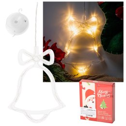 Lampki LED wisząca ozdoba dekoracja świąteczna dzwoneczek 10 LED