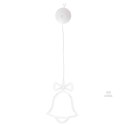 Lampki LED wisząca ozdoba dekoracja świąteczna dzwoneczek 10 LED