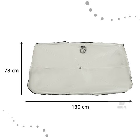Parasol przeciwsłoneczny osłona mata na przednią szybę samochodu 78x130cm Parasol przeciwsłoneczny osłona mata na przednią szybę samochodu 78x130cm