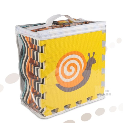 Puzzle piankowe mata kojec dla dzieci 25 elementów kolorowe zwierzątka 114cm x 114cm x 1cm Puzzle piankowe mata kojec dla dzieci 25 elementów kolorowe zwierzątka 114cm x 114cm x 1cm