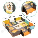 Puzzle piankowe mata kojec dla dzieci 25 elementów kolorowe zwierzątka 114cm x 114cm x 1cm